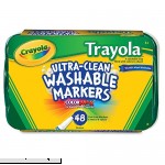 Crayola; Ultra-Clean; Fine Line Markers; Art Tools; 48 ct.; 6 Each of 8 Different Colors; Bright Bold Washable Colors  B000H6B0IS